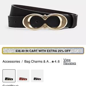 Women's Coach Belt